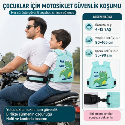 URZSHOP®-Motosikletler için Çocuk Güvenlik Kemeri