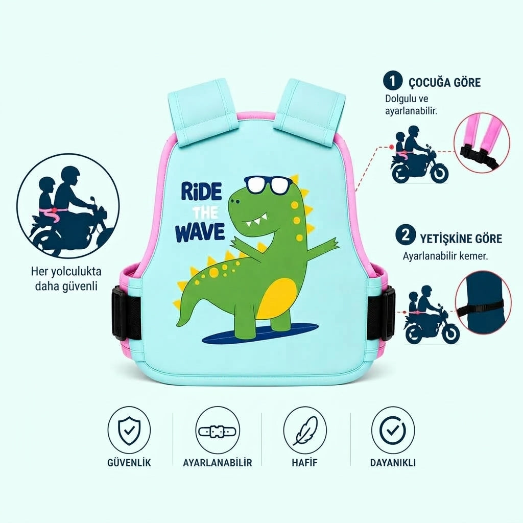 URZSHOP®-Motosikletler için Çocuk Güvenlik Kemeri