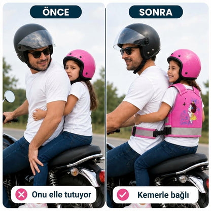 URZSHOP®-Motosikletler için Çocuk Güvenlik Kemeri